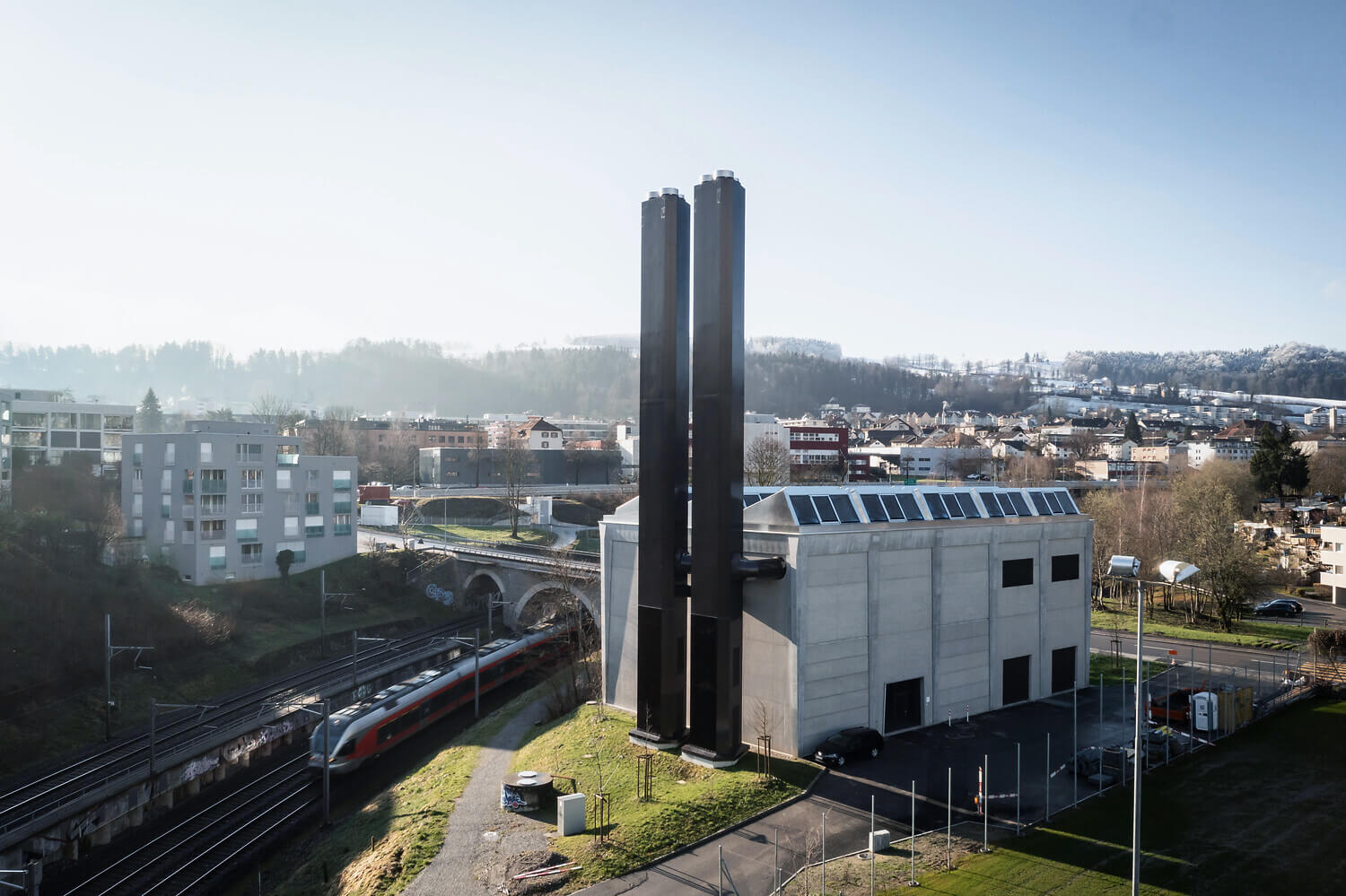 TUBEForce Referenzen für Treibstoff- und Harnstoffsysteme | Fernwärme Lukasmühle, St. Gallen